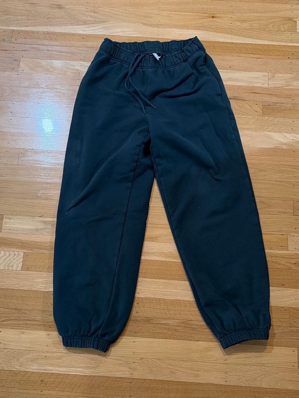 Athleta Darkest Green Elastic Waist Jogger Pants
